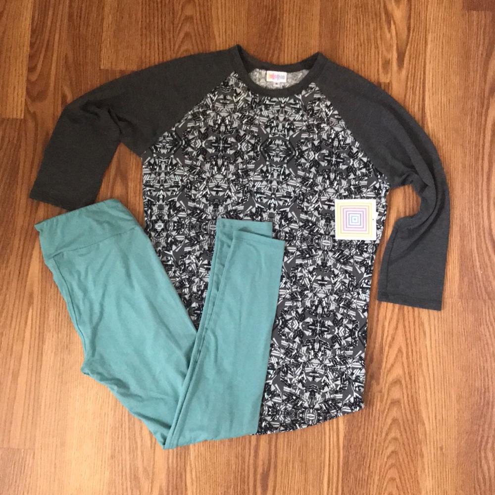 NWT Lularoe Randy Outfit With Matching Leggings
